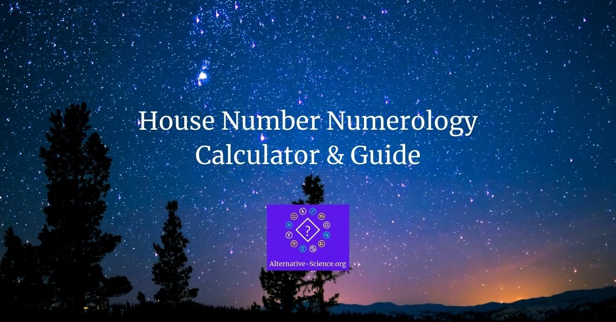 House Number Numerology Calculator & Guide