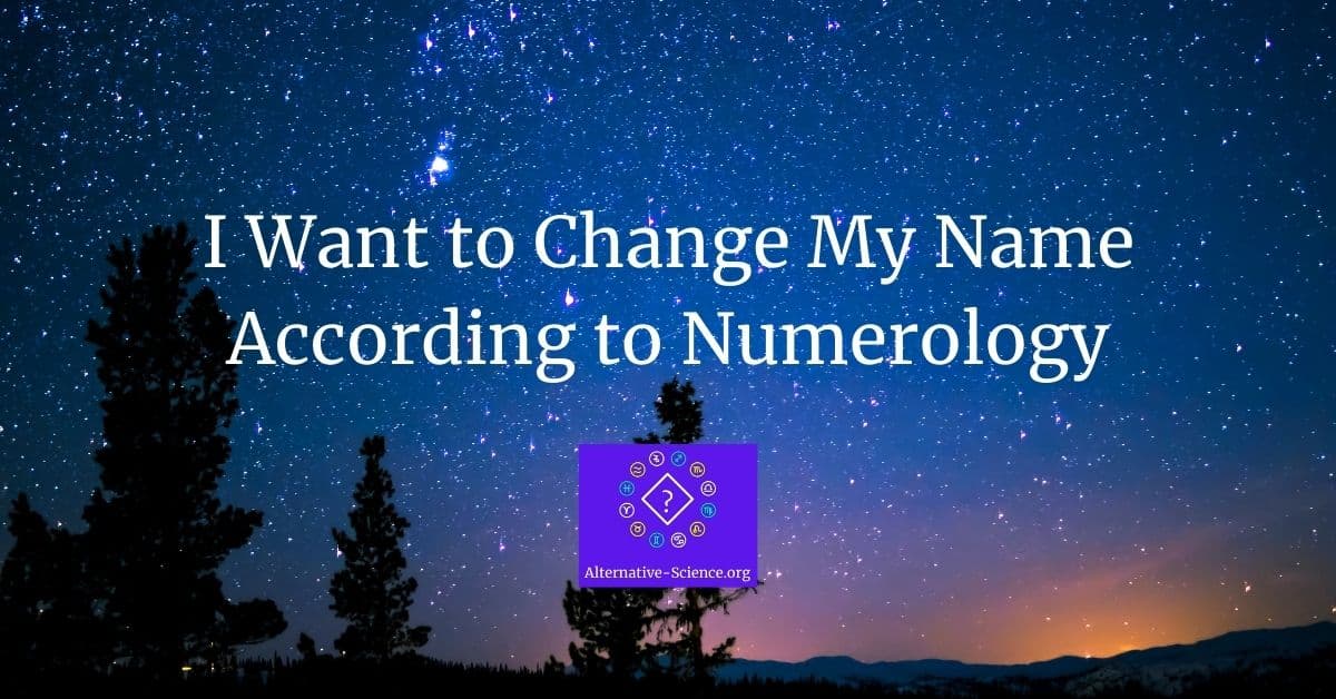 I Want to Change My Name According to Numerology