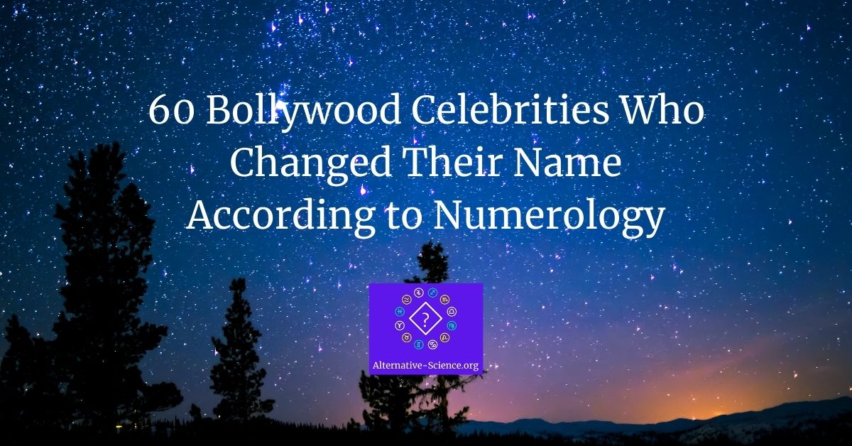 60 bollywood celebrities who changed their name according to numerology