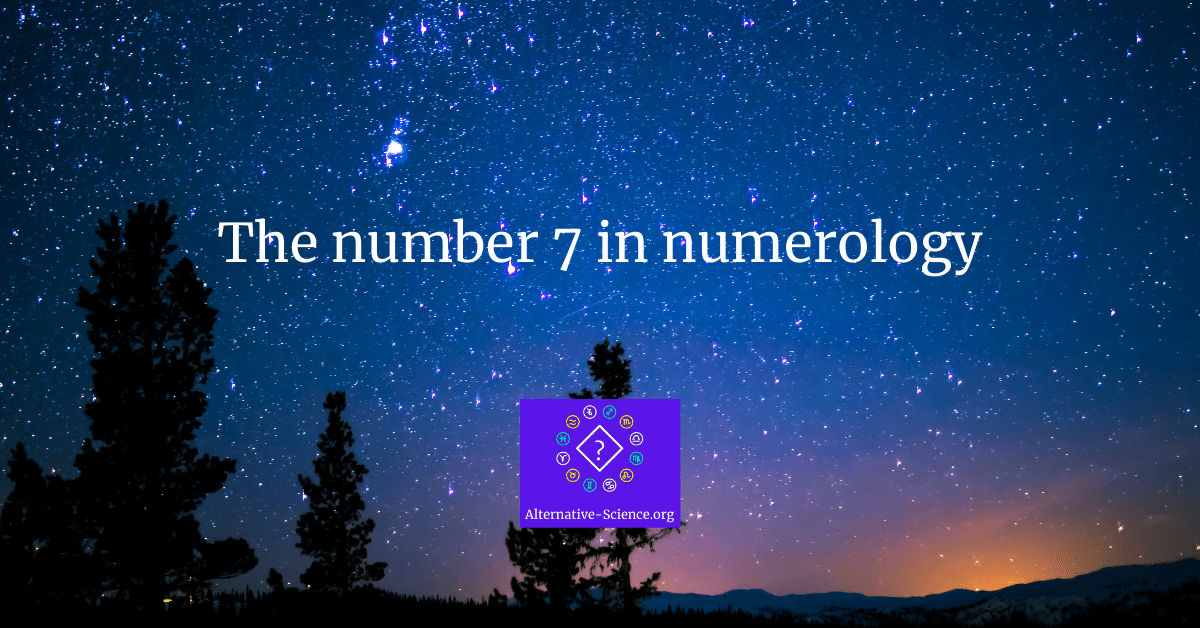 The number 7 in numerology