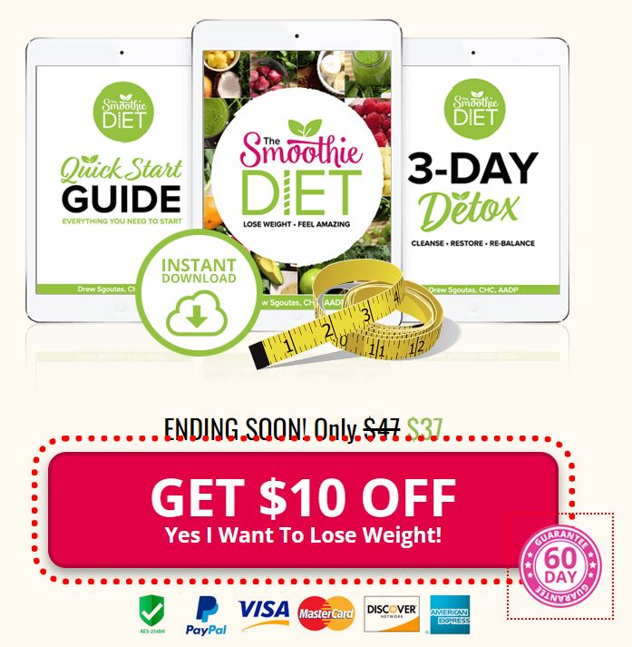 The Smoothie Diet pricing and discount coupon